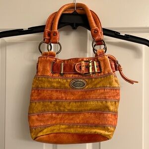 ladies bag in orange